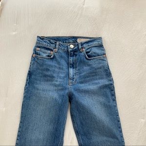 ASOS design tall high rise flare jeans